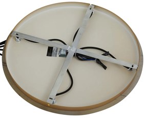 Art Deco hanglamp goud met opaal glas 5-lichts - Yani