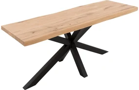 Goossens Eettafel Blade, Boomstamblad 180 x 90 cm 5 cm dik