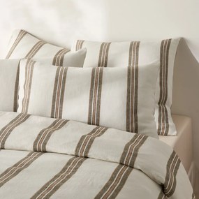 Kussensloop in gewassen linnen, Aelle