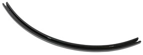 Moderne rail zwart 90° gebogen 1-fase - Iconic