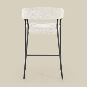 Barkruk Beige Boucle Stof