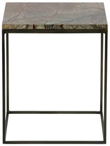 BePureHome Mellow Bijzettafels Marmer Antique Brass - 40 X 40cm.