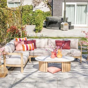 Garden Impressions Sirocco loungeset 4-delig rechts - acacia white wash