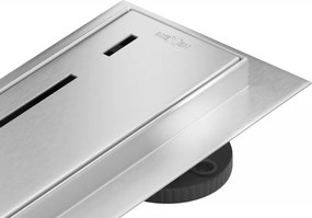 Mexen Flat 360° M03 draaibare lineaire afvoer 80 cm, inox - 1022080-40