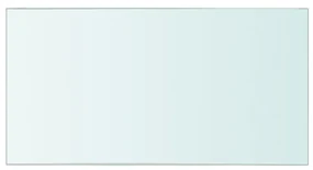 vidaXL Wandschap transparant 30x15 cm glas