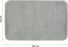 Gedy Fuzzy douchemat antislip 50x80cm grijs