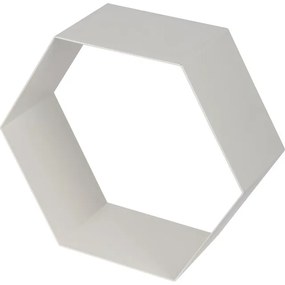 Duraline Schap Hexagon Metaal 1.5mm 32x28x12cm Wit 1198129