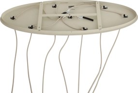 Japandi hanglamp beige 7-lichts - Pluni Tuba