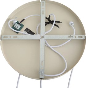 Scandinavische hanglamp beige met opaal glas 3-lichts - Polly