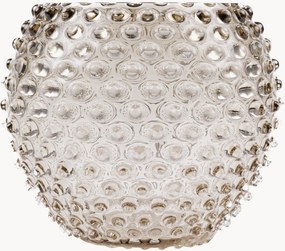 Mondgeblazen vaas Globe Hobnail, H 18 cm