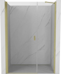 Mexen Mist-B draaideur douchedeur 105 cm, transparant, goud geborsteld - 8A2-105-001-55-00