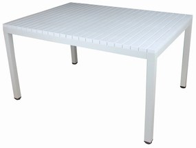 YASU WIT - MODERNE RECHTHOEKIGE TUINTAFEL (voor keuken, café, tuin)