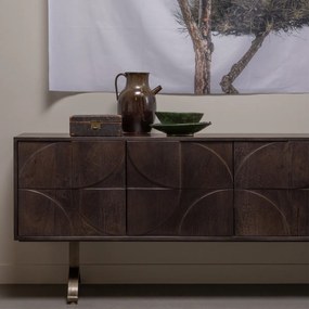 BePureHome Draw Dressoir Mangohout Walnoot - 180x40x70cm.