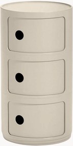 Design container Componibili, 3 modules, H 59 cm