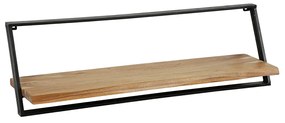 Wandschap Set Hout En Metaal - 100x25x65cm.