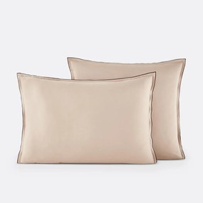 Kussensloop in gewassen katoensatijn van 118 draden, Victor uni