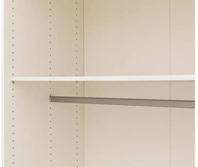 Goossens Kledingkast Easy Storage Ddk, Kledingkast 304 cm breed, 220 cm hoog, 6x glas draaideur