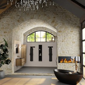 Mondiaz Aivy badmeubel 80cm chai met wastafel solid surface urban midden zonder kraangat