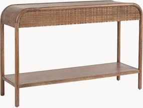 Handgemaakte wandtafel Sanat van mangohout met plank