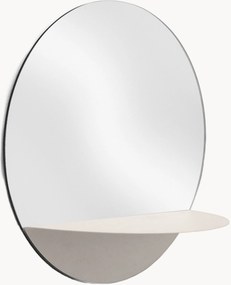 Ronde wandspiegel Horizon met plank