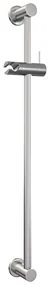 Brauer Brushed Edition thermostatische badkraan met glijstang en 3 standen handdouche RVS geborsteld PVD