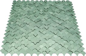 Zelfklevende Mozaïektegels Metaal | Visschub Pastelgroen | 28,8×29,8 cm | Keuken, Bad &amp; WC