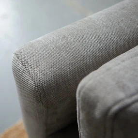 4-zitsbank Grijsbeige Stof