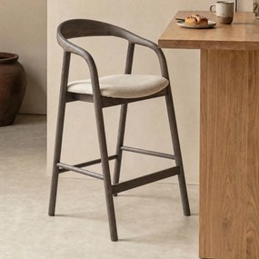 Kookeiland Counterkruk Hout Wabi Sabi Stijl Bruin