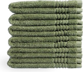 Gastendoek Supreme Collectie - 6 stuks - 30x50 - oud groen