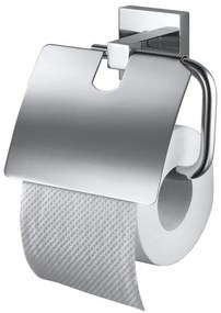Haceka Mezzo Toiletrolhouder - met klep - chroom 1208625