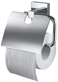 Haceka Mezzo Toiletrolhouder - met klep - chroom 1208625