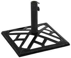 vidaXL Parasolvoet 44x44x31 cm gietijzer zwart