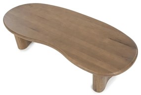 Organische Salontafel Bruin Eiken - 140 X 60cm.