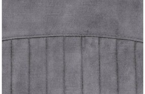 Goossens Eetkamerstoel Sturdy Velvet grijs velvet stof met armleuning, urban industrieel