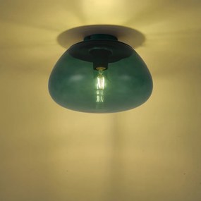 Design plafondlamp groen met groen glas - Giselle
