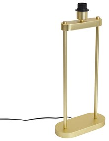 Moderne tafellamp messing - Thijmen