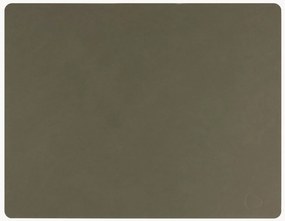 Leren placemats Square Nupo, 4-delig