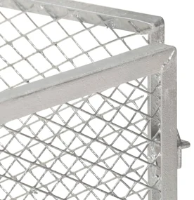 vidaXL Compostbak 85x85x70 cm gegalvaniseerd staal