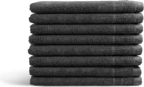 Washandjes DoubleLife Recycled Cotton Collectie– 8 stuks – 16×21 – anthracite
