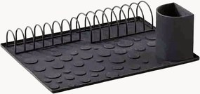 Siliconen afdruipmat Diish Black, 4-delig