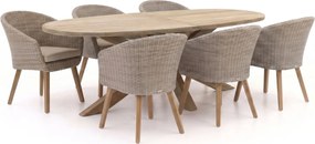 Diningset Intenso | 6 personen | Tuinset teakhout | 7-delig | Kees Smit Tuinmeubelen