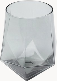 Handgemaakte tumblers Diamond, 4-delig