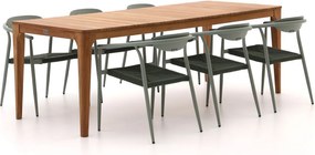 Diningset Manifesto | 6 personen teakhout | Tuinset stapelbaar | 7-delig | Kees Smit Tuinmeubelen