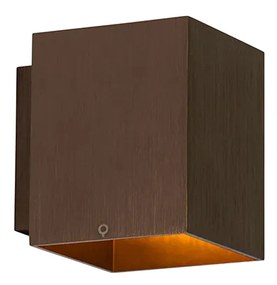 Moderne wandlamp donkerbrons vierkant - Sola Modern G9 Binnenverlichting Lamp