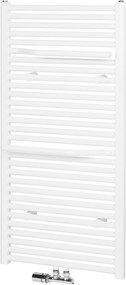 Ben Lineos handdoekradiator met handdoekhouder 753W 60x121,5cm wit