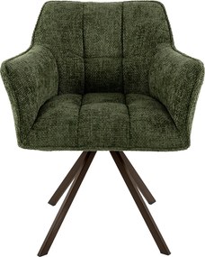 Draaibare Eetkamerstoel Groen