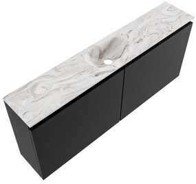 Mondiaz Ture DLux toiletmeubel 120cm urban met wastafel glace midden zonder kraangat