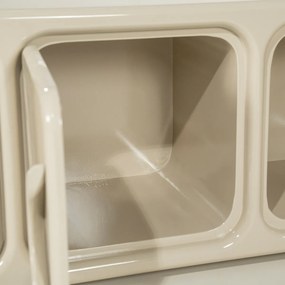 Retro TV-meubel Beige - 176x39x50cm.