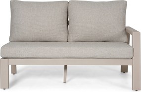 Hoek loungeset 6 personen Aluminium Zand/Beige  Lifestyle Garden Furniture Melone