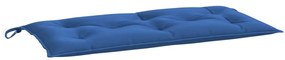 vidaXL Tuinbankkussen 110x50x7 cm stof blauw